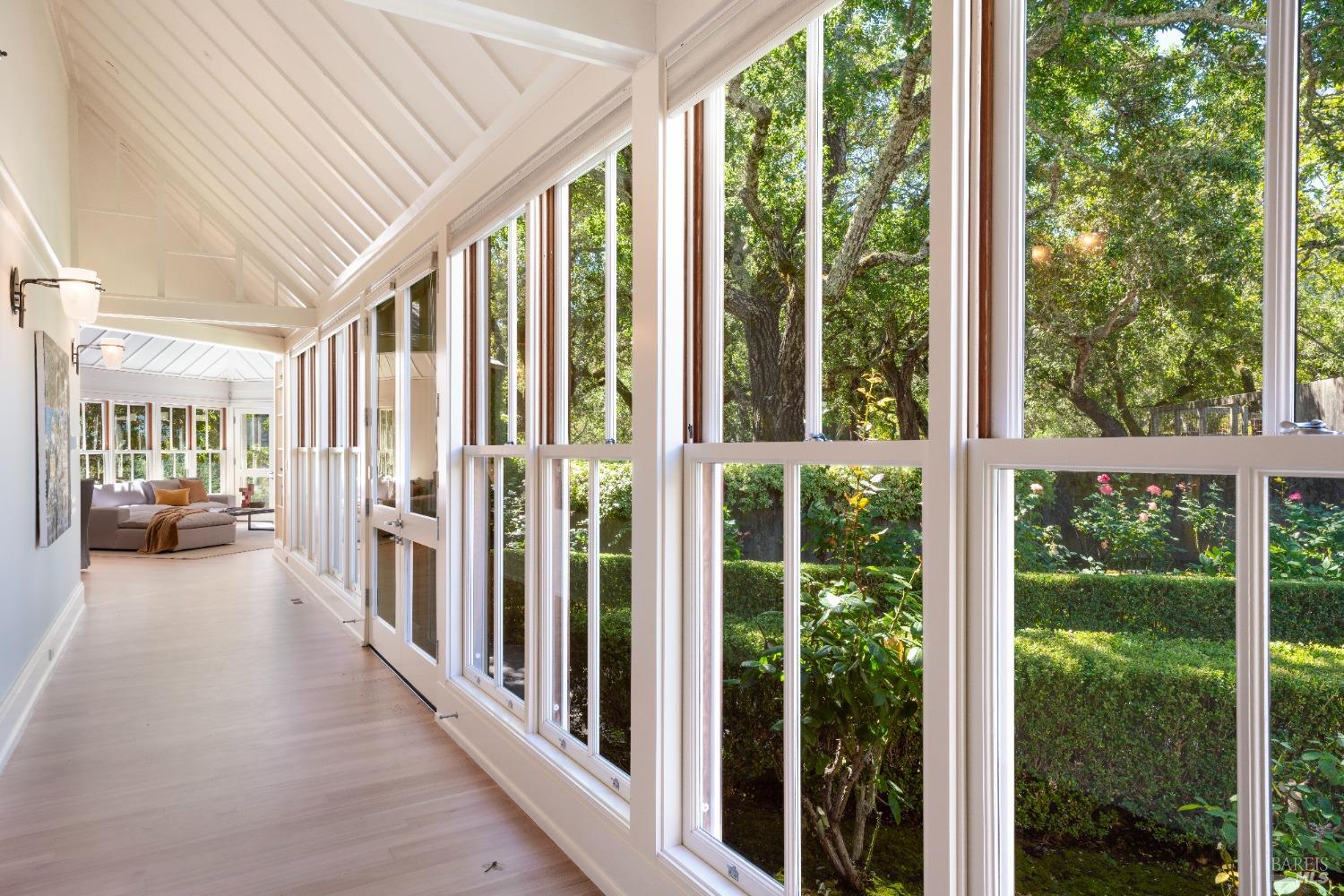 775 White Oak Drive Santa Rosa, CA 95409 - Photo 15 of 62 a view of a porch with furniture and garden