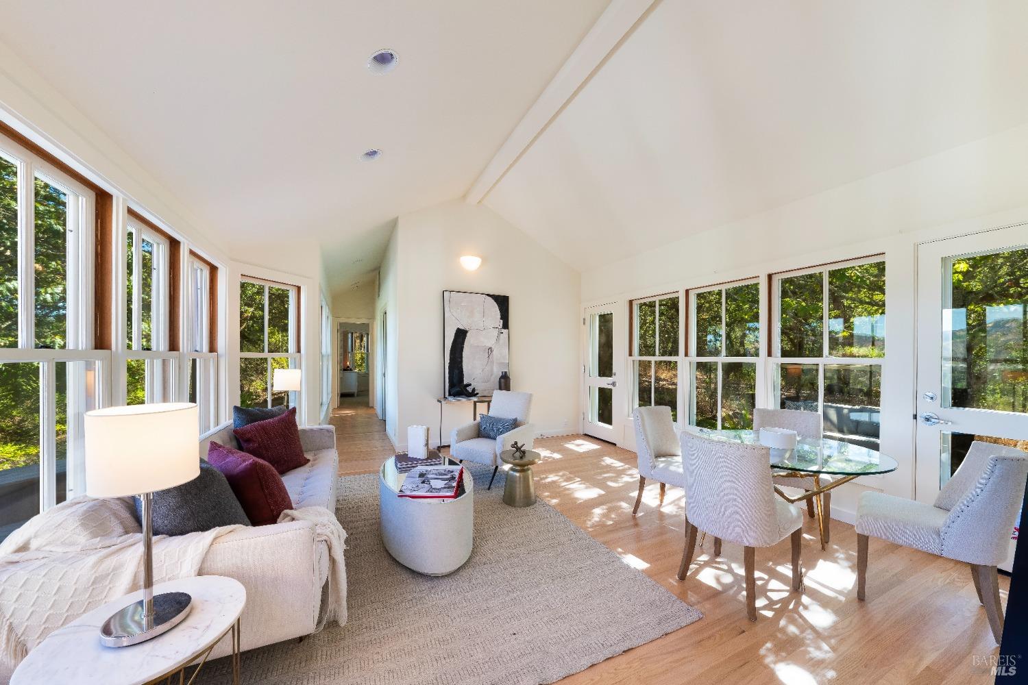 775 White Oak Drive Santa Rosa, CA 95409 - Photo 44 of 62 a living room with furniture and large windows