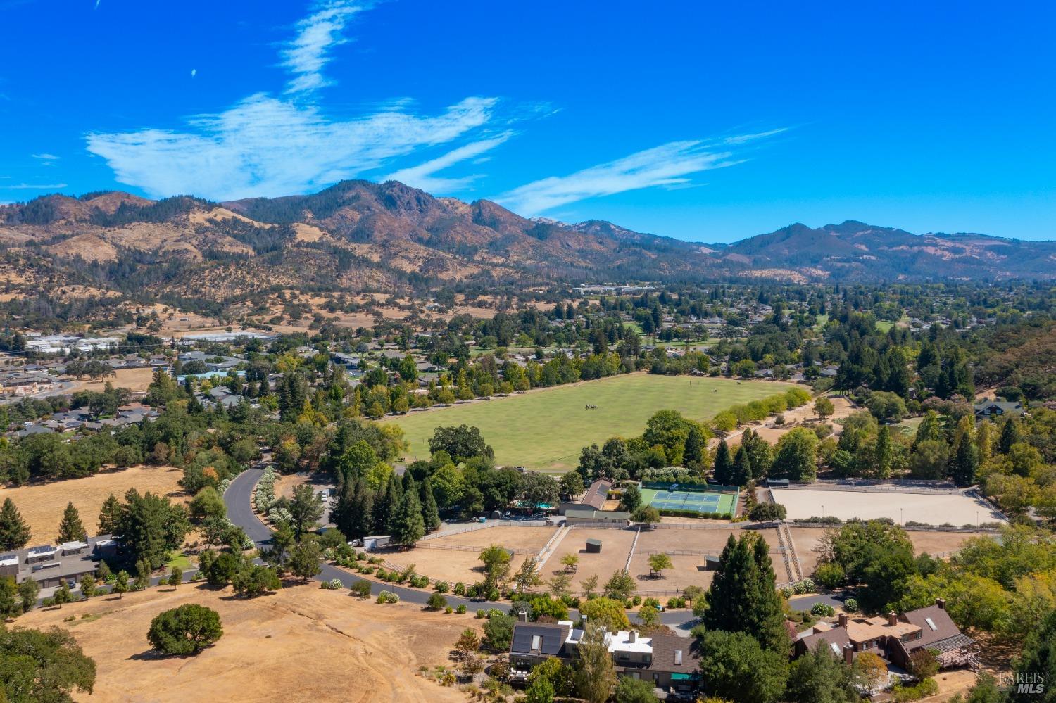 775 White Oak Drive Santa Rosa, CA 95409 - Photo 53 of 62 a view of a town with mountains in the background