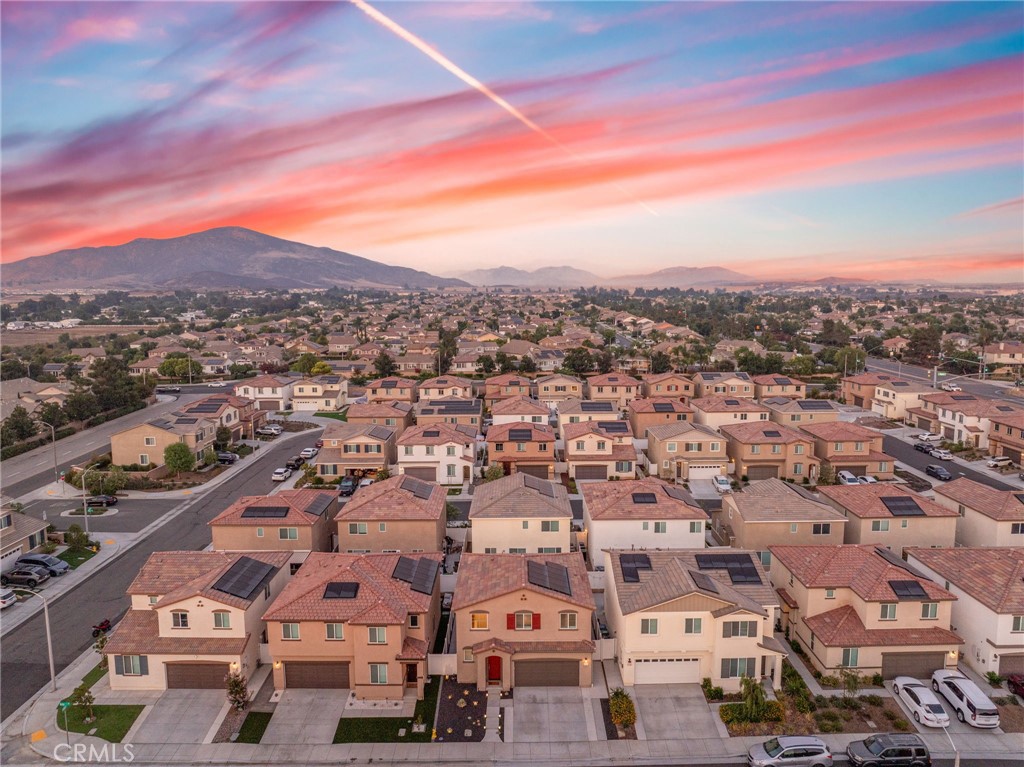 36362 Arcs Street Winchester, CA 92596 - Photo 4 of 54 an aerial view of residential houses with city view