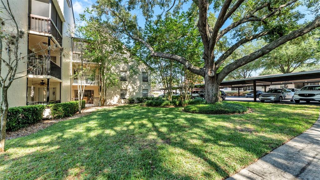 2025 Sylvester Road, Unit N305 Lakeland, FL 33803 - Photo 4 of 34 a view of a yard in front of house