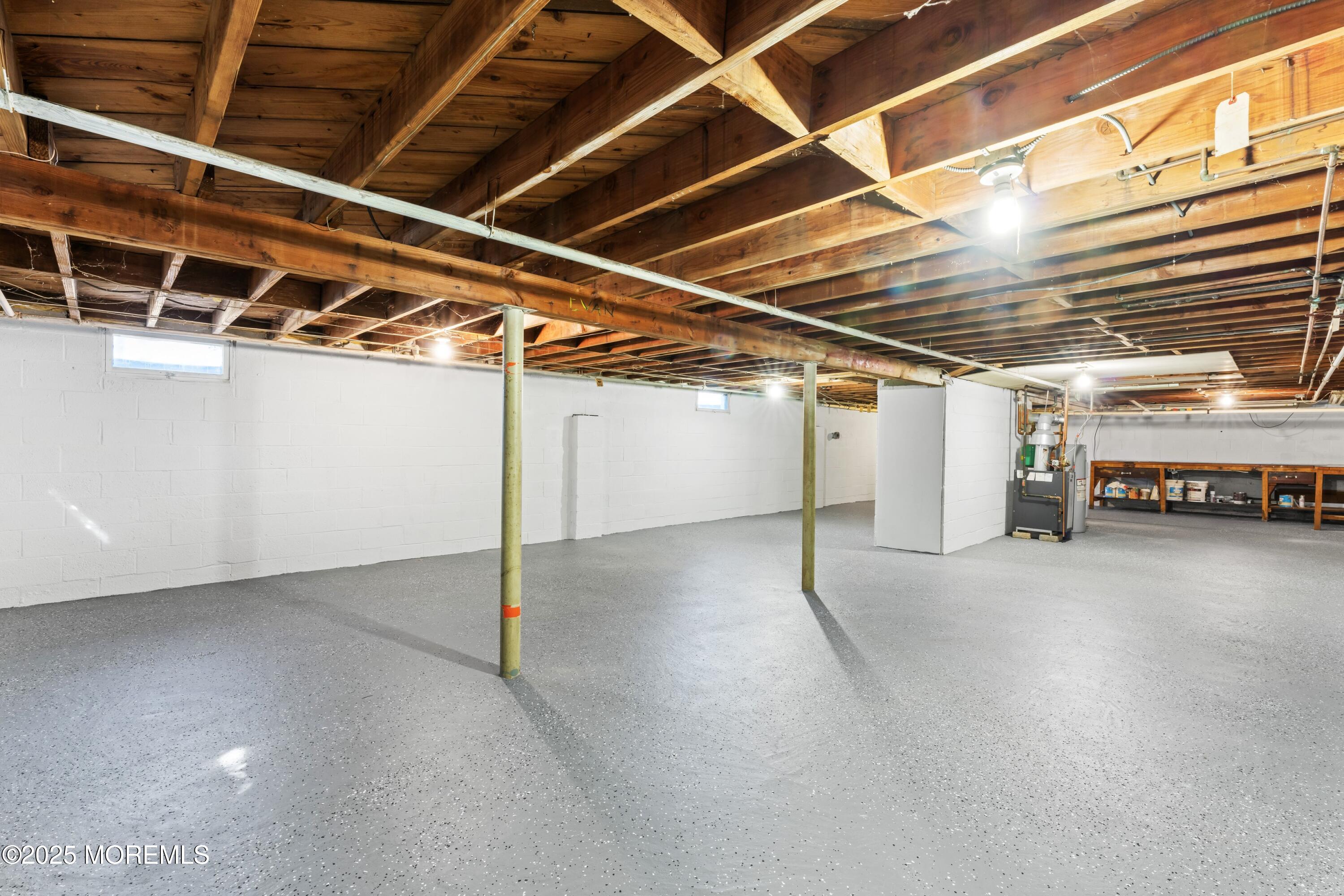 752 Newman Springs Road Lincroft, NJ 07738 - Photo 21 of 45 Huge Basement With Work Bench