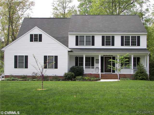 3423 Ridge Road Quinton, VA 23141 - Photo 1 of 12 Exterior Front - Stunning Colonial in Five Lakes a