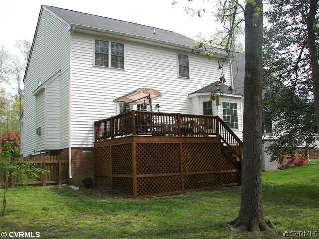 3423 Ridge Road Quinton, VA 23141 - Photo 2 of 12 Exterior Back - Large Deck overlooking private fen