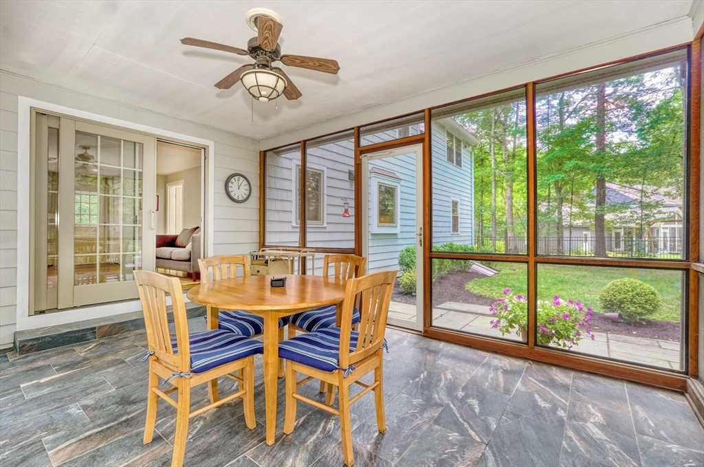 162 Border Road Concord, MA 01742 - Photo 9 of 39 a view of a dining room with furniture window and outside view