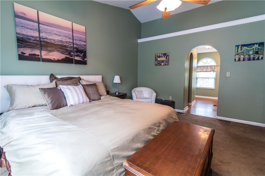 3004 Meyeridge Road Pittsburgh, PA 15209 - Photo 11 of 22 Soft color palette and interesting ceiling detail make this room feel like a retreat.
