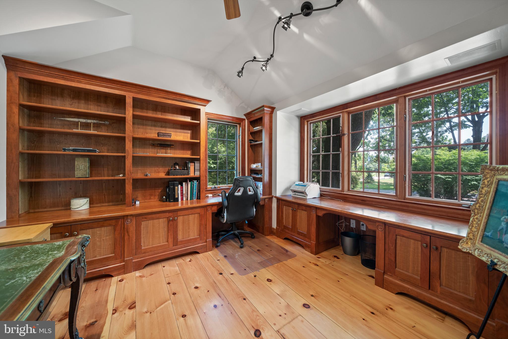 228 Berkley Road Devon, PA 19333 - Photo 18 of 44 CUSTOM CHERRY STUDY, VAULTED CEILING