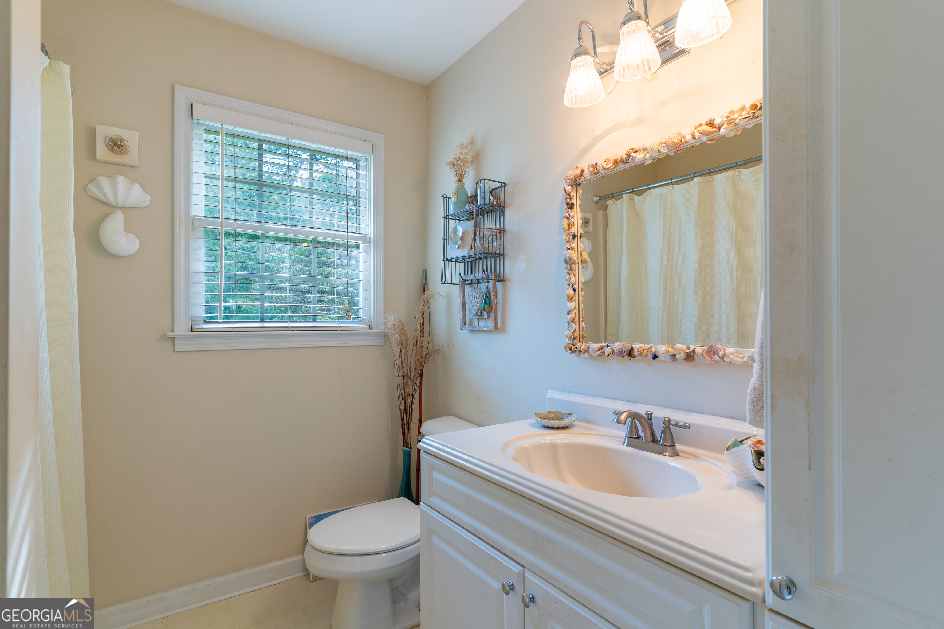 1537 Jackson Street Locust Grove, GA 30248 - Photo 28 of 41 a bathroom with a sink toilet and a mirror