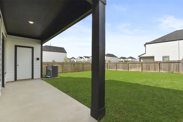 a house view with a garden space