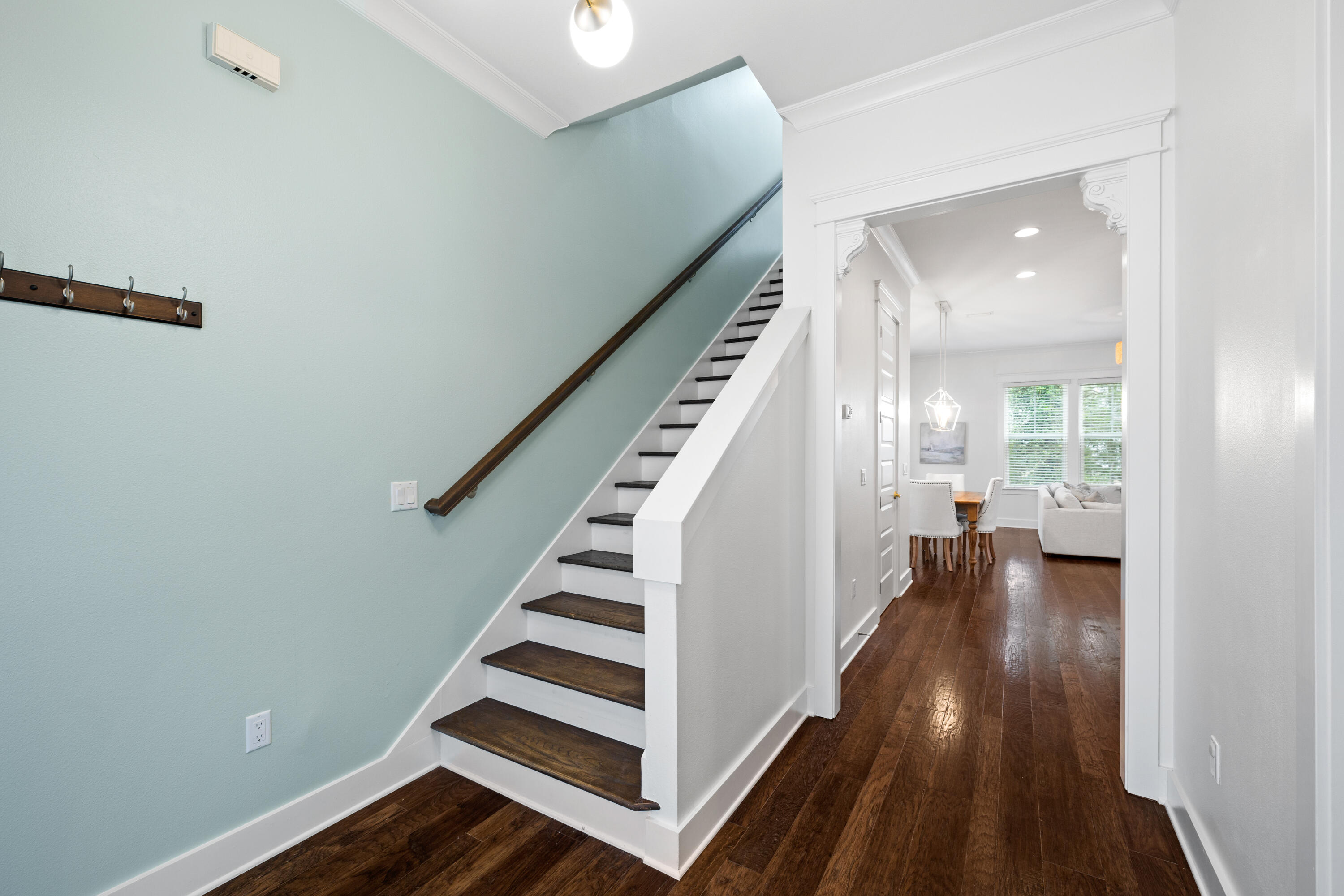 267 Emerald Beach Circle Santa Rosa Beach, FL 32459 - Photo 27 of 59 a view of entryway and hall with wooden floor