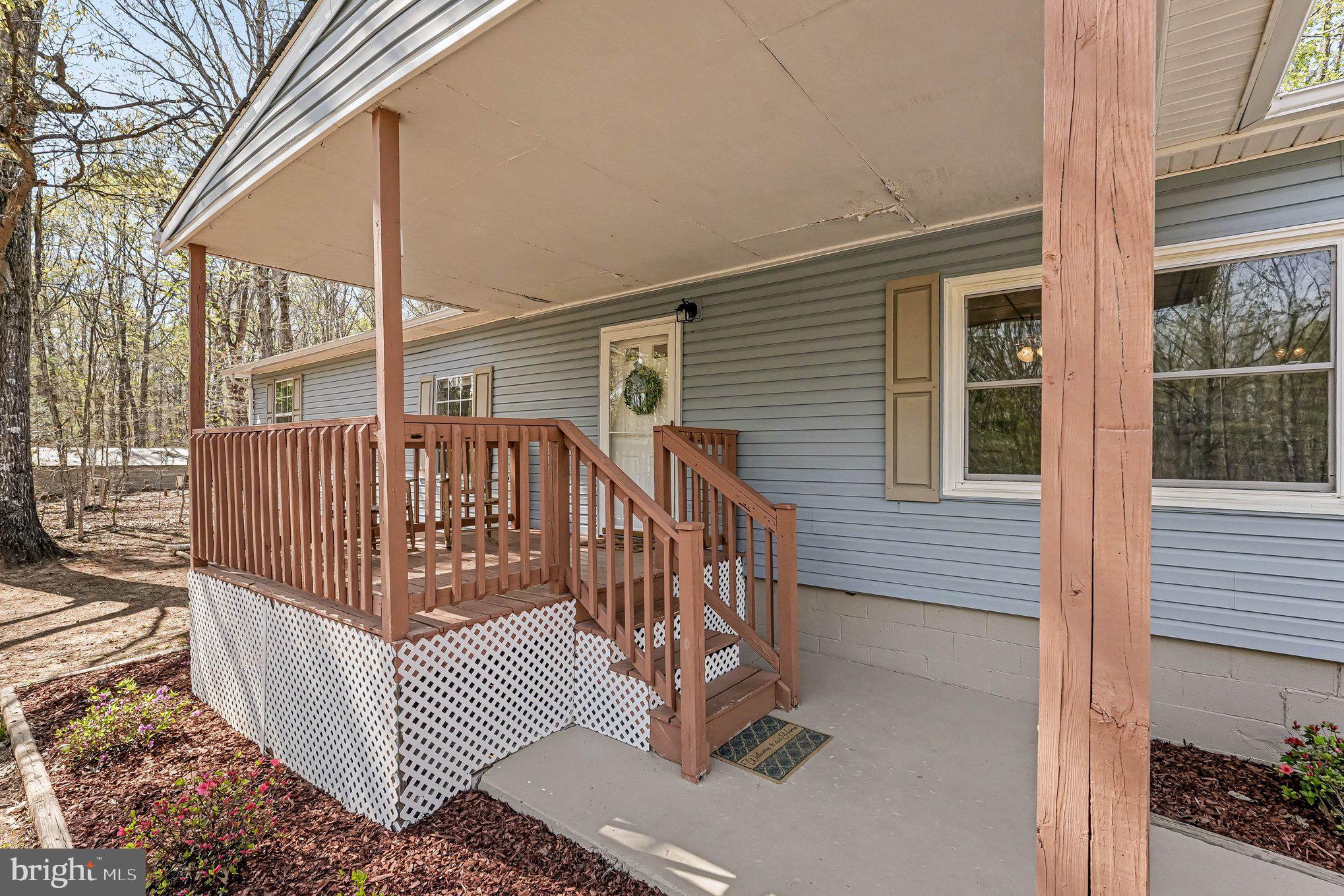 3440 Van Buren Road Burr Hill, VA 22433 - Photo 21 of 24 a view of stairs and a yard