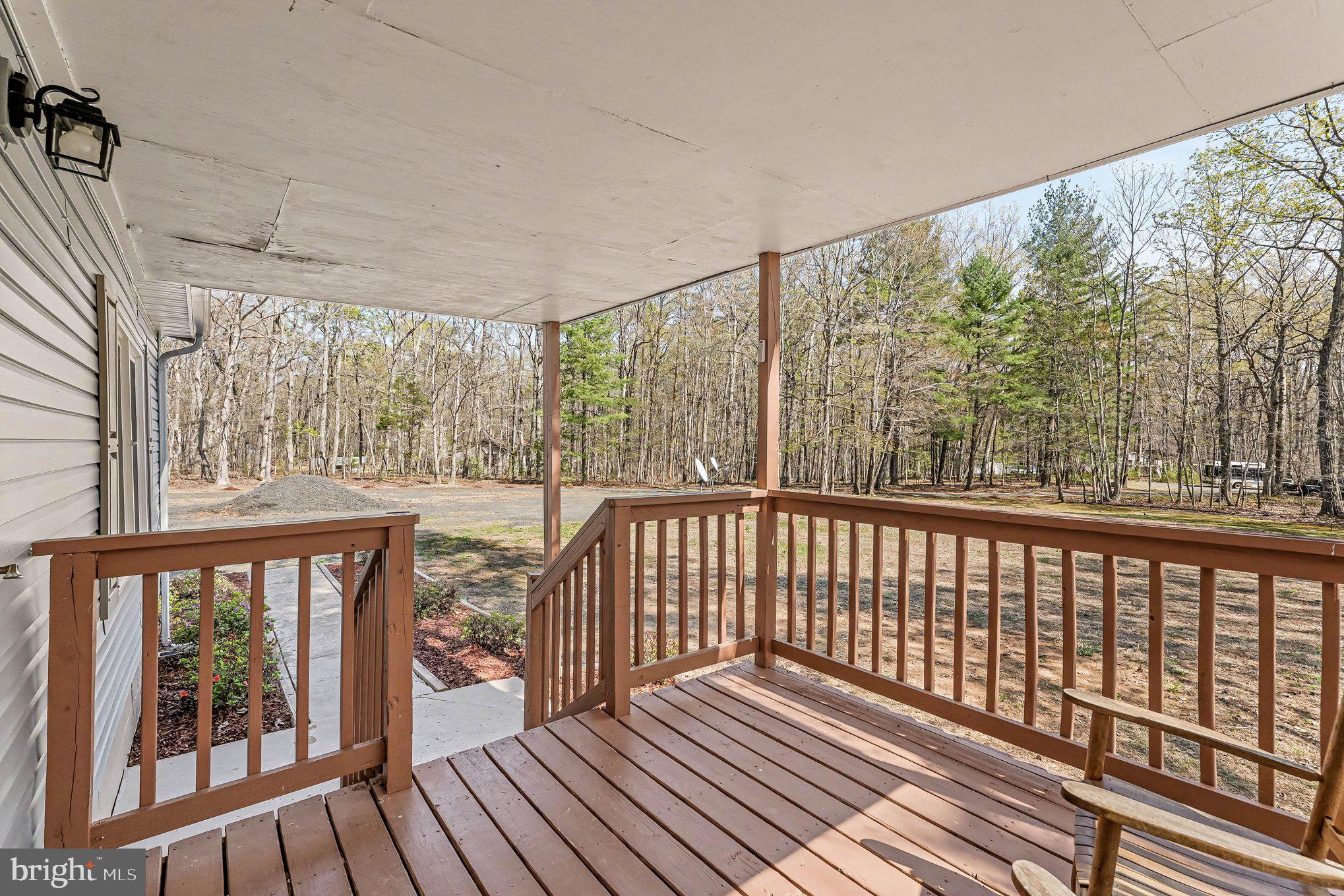 3440 Van Buren Road Burr Hill, VA 22433 - Photo 22 of 24 a view of porch with wooden floor