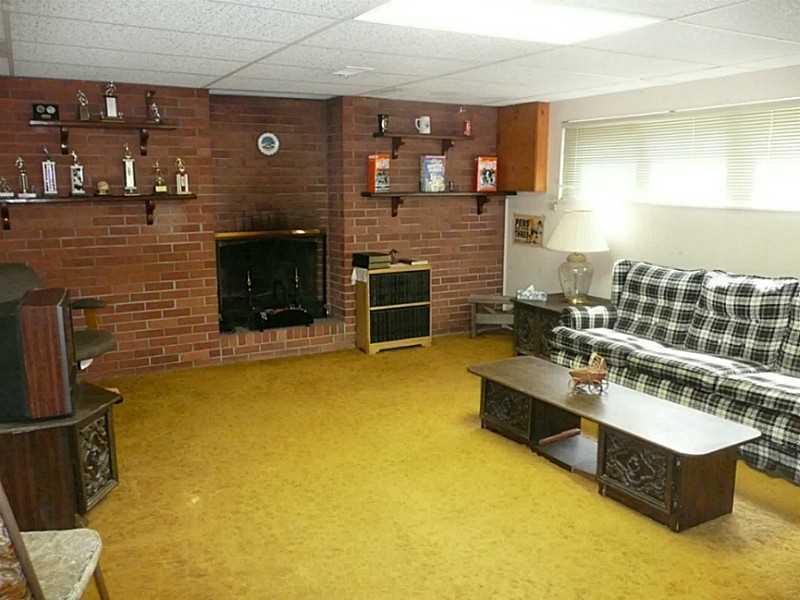 241 Lytton Road Coraopolis, PA 15108 - Photo 14 of 17 Family Room. FAMILYROOM WITH BRICK LOG BURNING FIREPLACE
