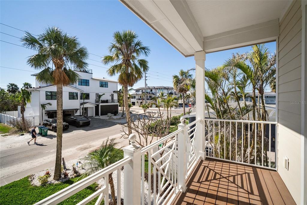 204 66th Street Holmes Beach, FL 34217 - Photo 26 of 53 a view of balcony with wooden floor