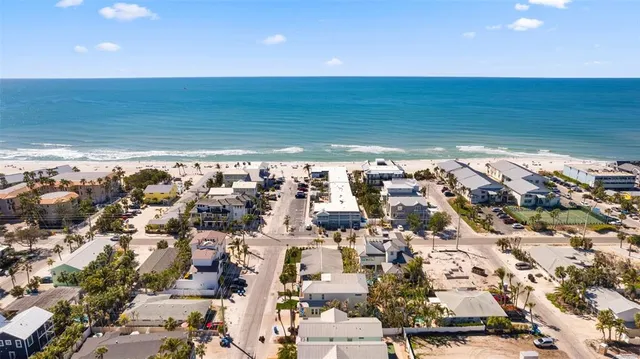 a view of an ocean and beach