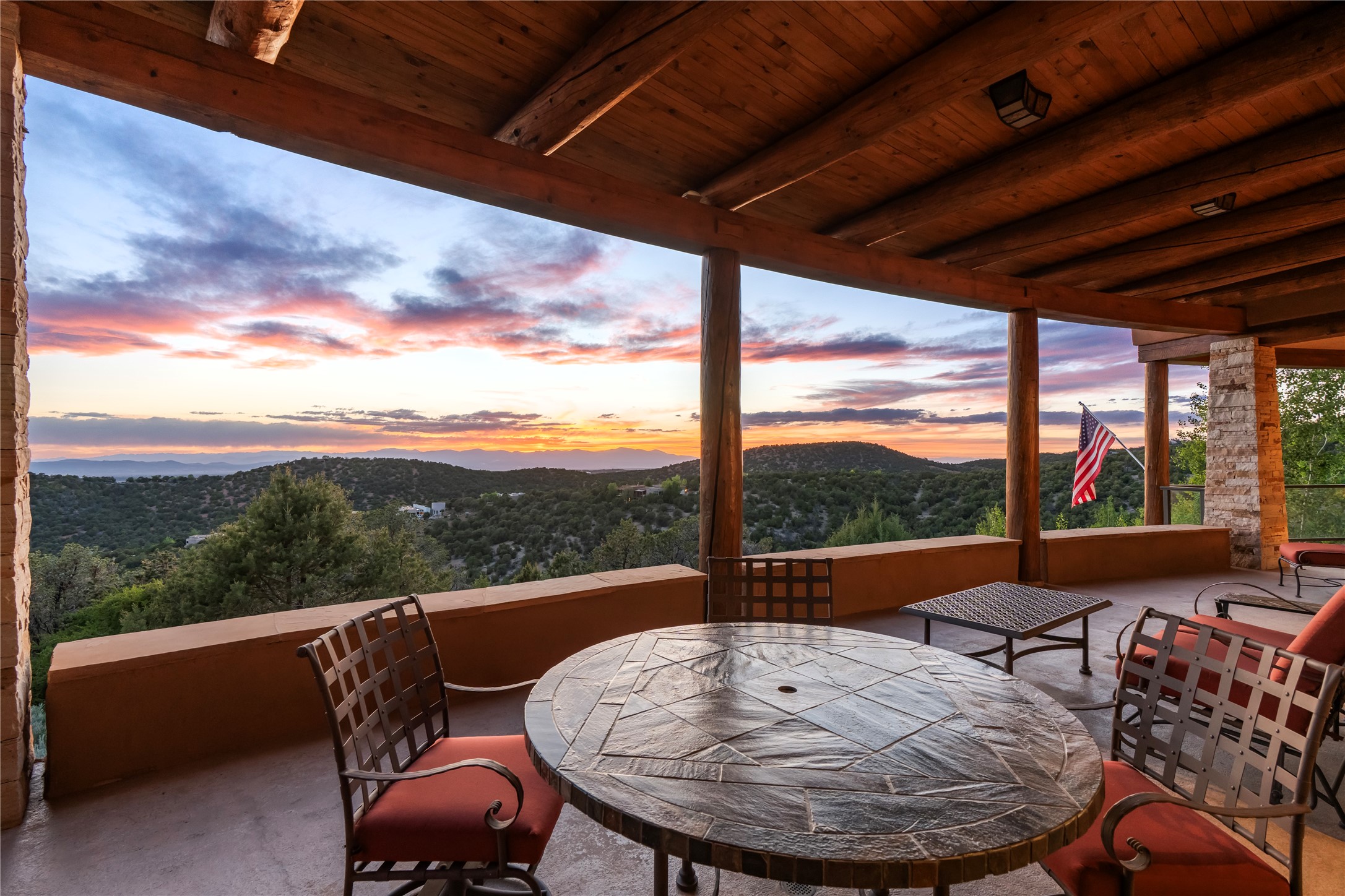 1008 South Summit Ridge Santa Fe, NM 87501 - Photo 5 of 42 Portal to enjoy the mountain vistas and spectacular sunsets