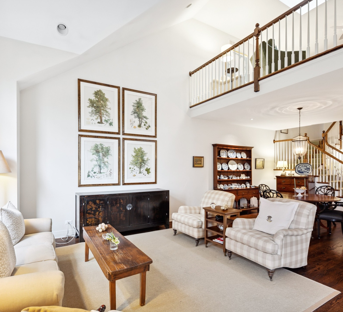 432 Fox Meadow Drive Northfield, IL 60093 - Photo 8 of 33 a living room with furniture and a fireplace