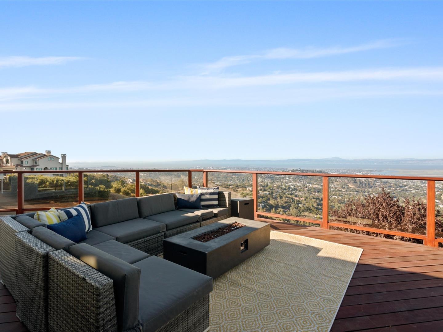 1 Lewis Ranch Road San Carlos, CA 94070 - Photo 77 of 94 a balcony with furniture and city view