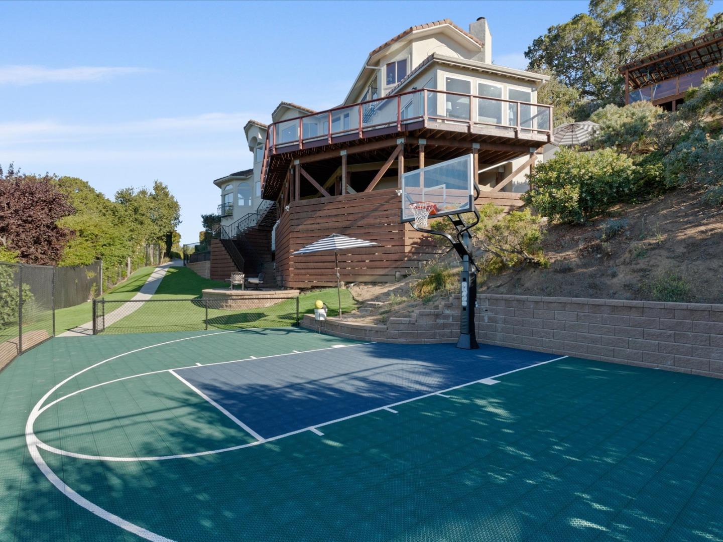 1 Lewis Ranch Road San Carlos, CA 94070 - Photo 82 of 94 a front view of a house with a yard
