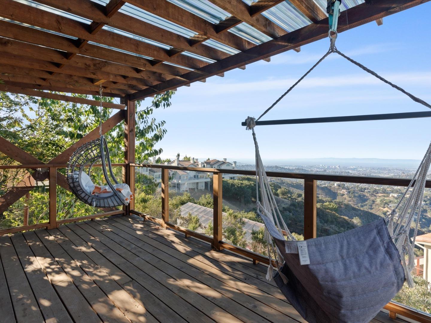 1 Lewis Ranch Road San Carlos, CA 94070 - Photo 85 of 94 a view of balcony with wooden floor
