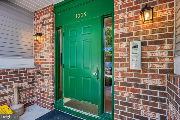 a view of a brick building