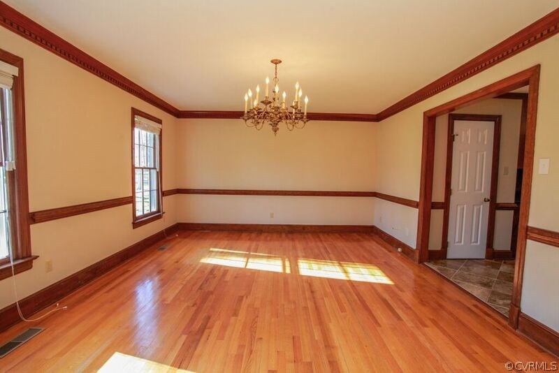 12907 Rivers Bend Road Chester, VA 23836 - Photo 5 of 43 Formal Dining Room includes crown molding, chair r
