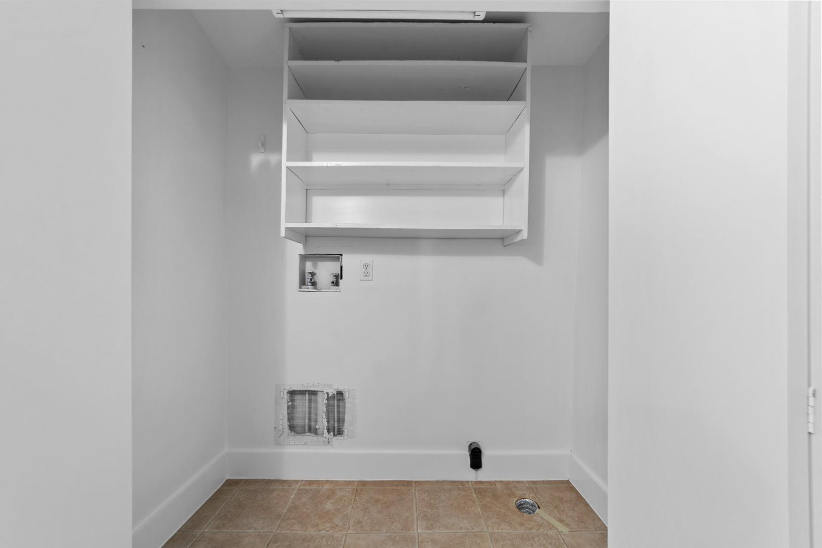 2005 Doc Nichols Road Durham, NC 27703 - Photo 33 of 37 a view of small space with racks on the wall