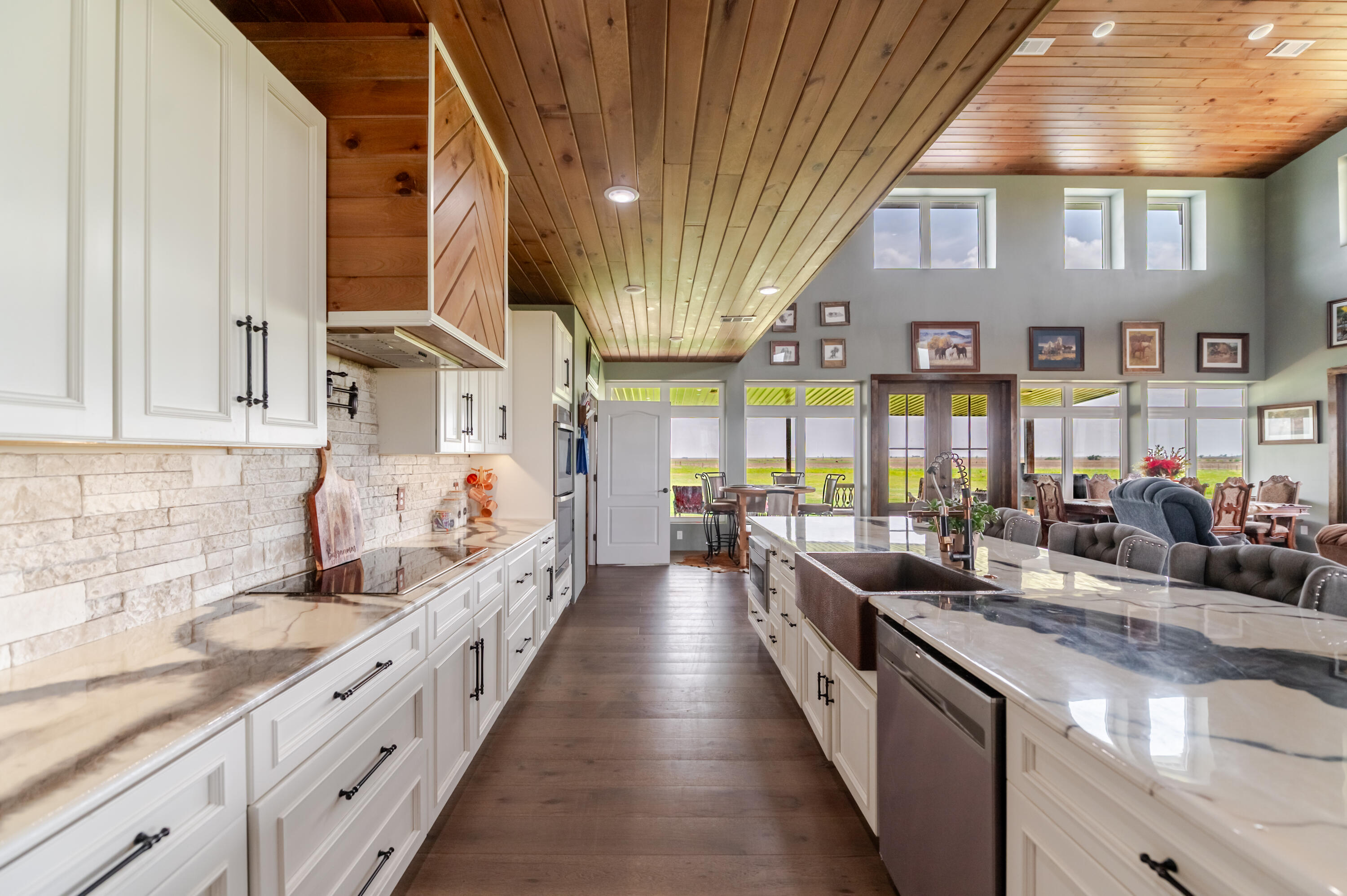 6792 Maine Road Anton, TX 79313 - Photo 11 of 77 a large white kitchen with lots of counter space