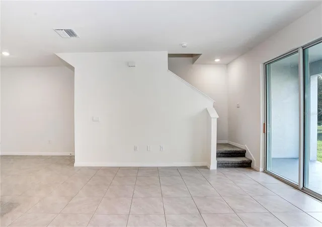 a view of an empty room