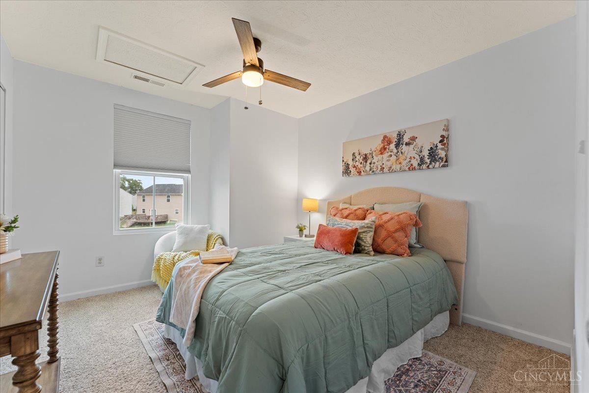 5085 Sullivans Ridge Drive Morrow, OH 45152 - Photo 19 of 27 Bedroom 3 With Ceiling Fan and NEW Carpet