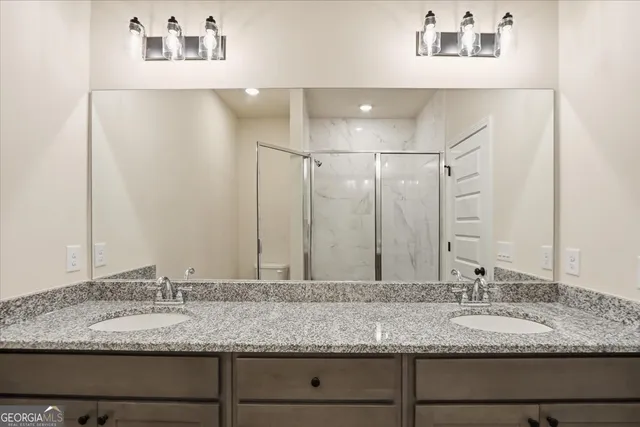 a view of a room with an empty space