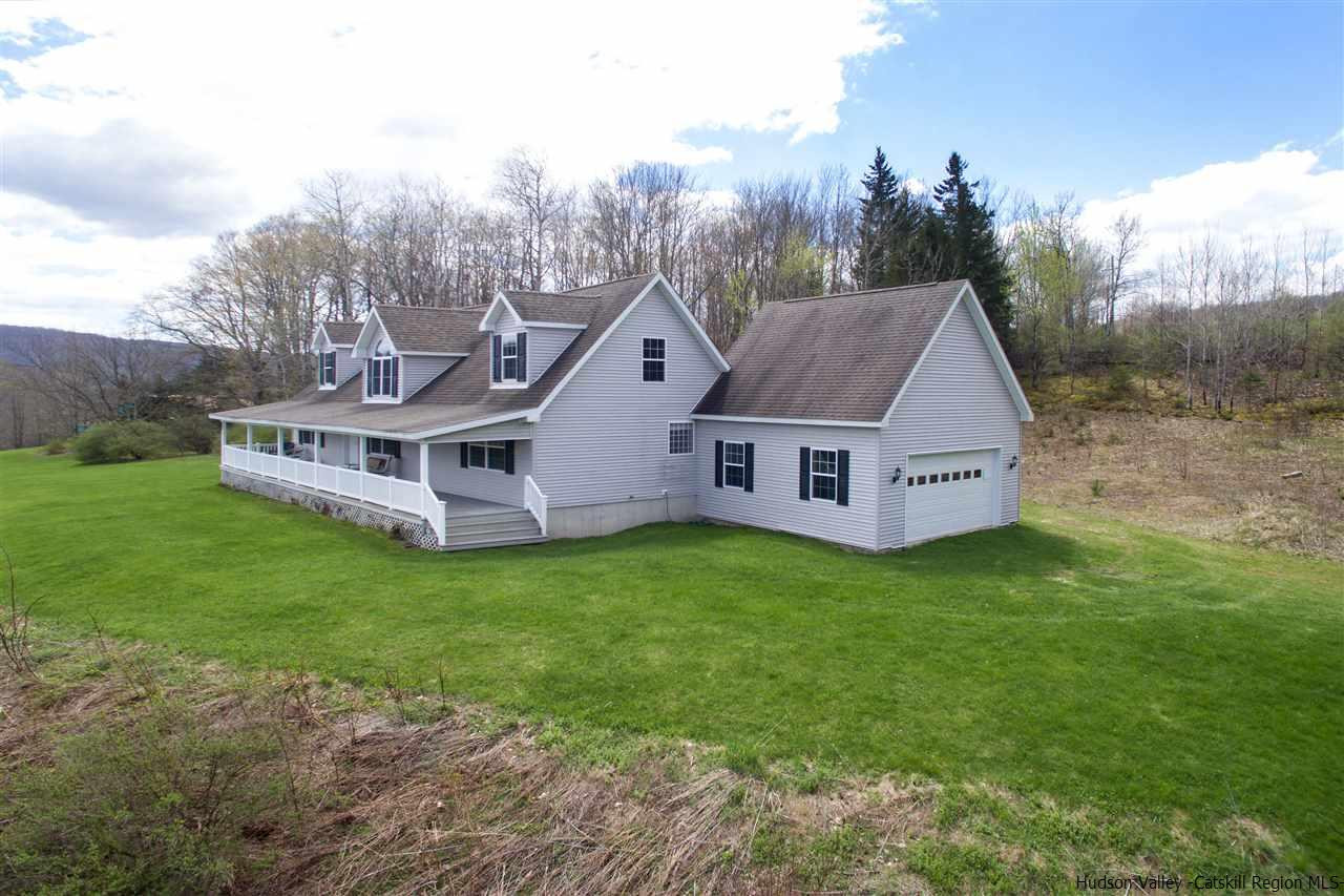 548 Carroll Hinkley Road Roxbury, NY 12474 - Photo 3 of 35 a aerial view of a house in a big yard with large trees