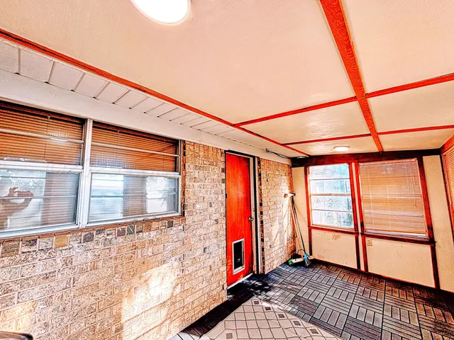 a view of yard with swimming pool