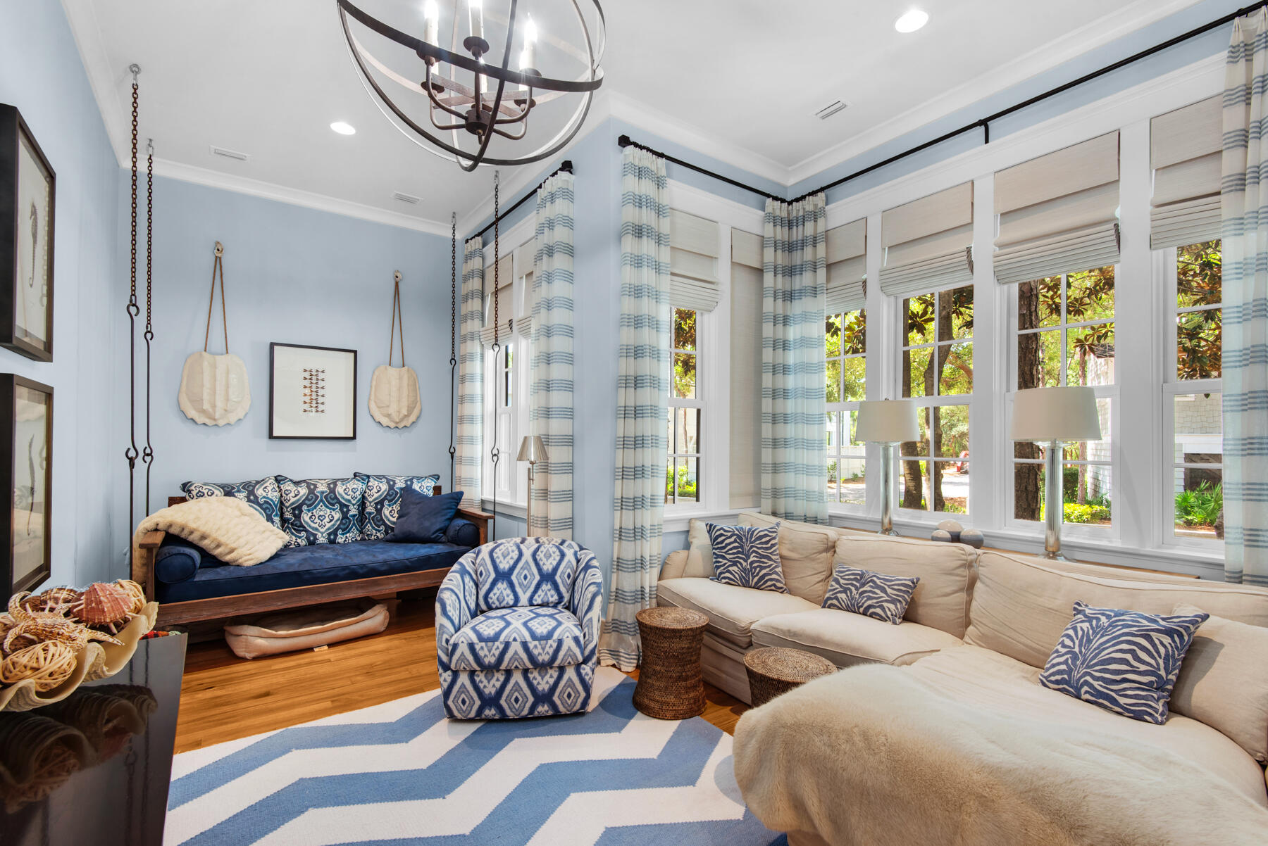 9 Tidepool Lane Inlet Beach, FL 32461 - Photo 26 of 86 a living room with furniture and a large window