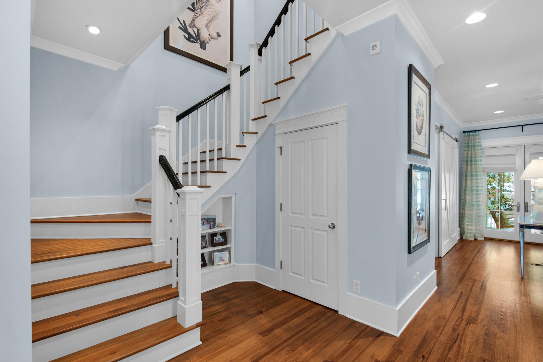 9 Tidepool Lane Inlet Beach, FL 32461 - Photo 37 of 86 a view of entryway with wooden floor and stairs