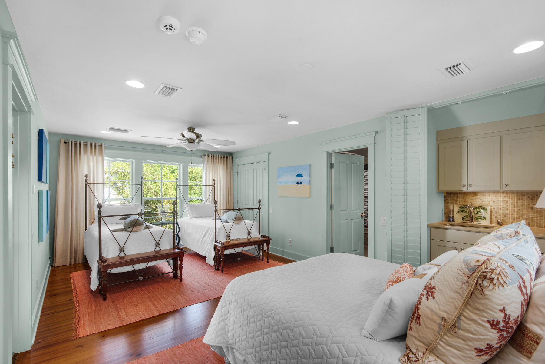 9 Tidepool Lane Inlet Beach, FL 32461 - Photo 63 of 86 a bedroom with furniture and a large window