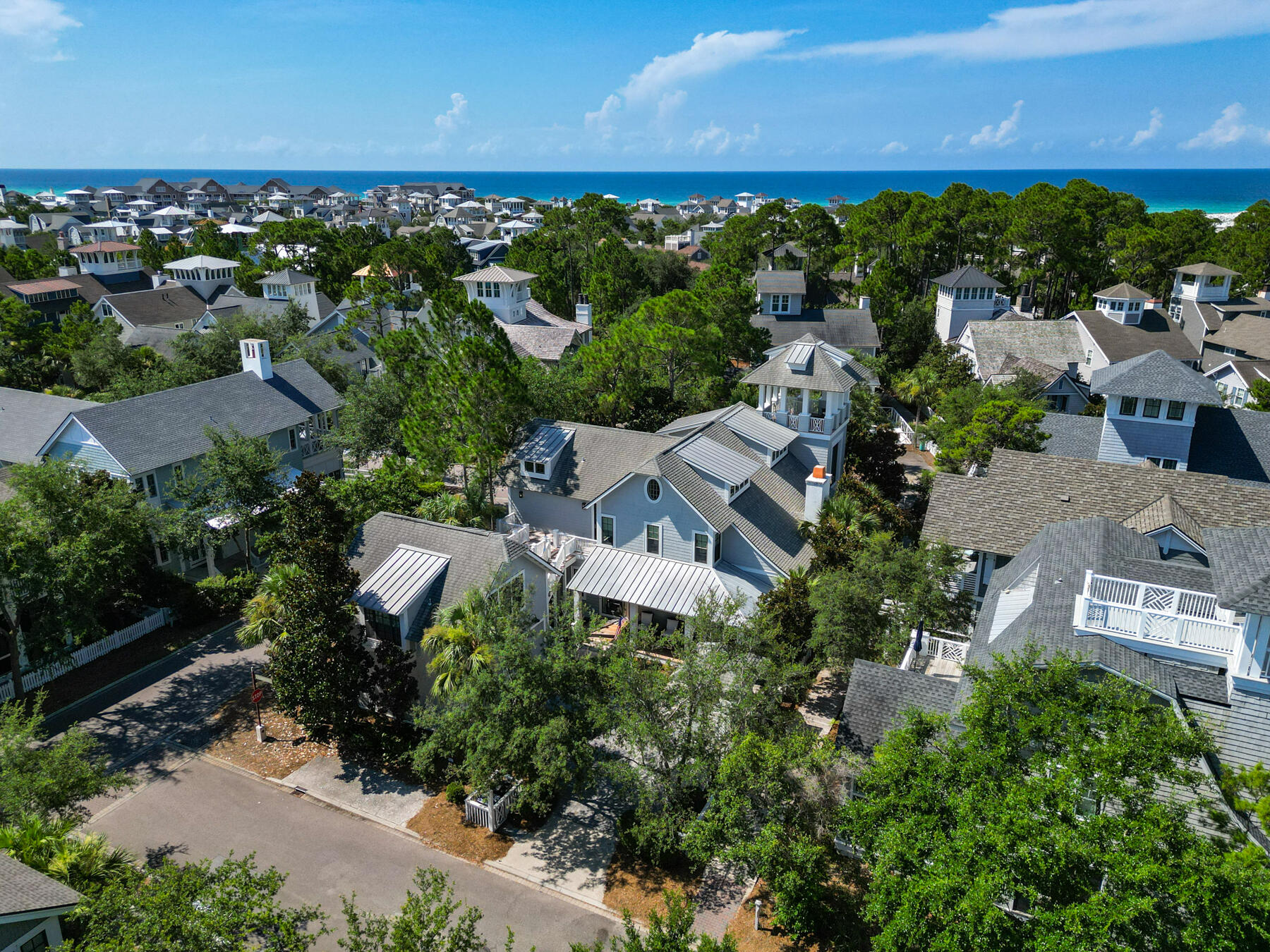 9 Tidepool Lane Inlet Beach, FL 32461 - Photo 77 of 86 an aerial view of residential houses with outdoor space and street view