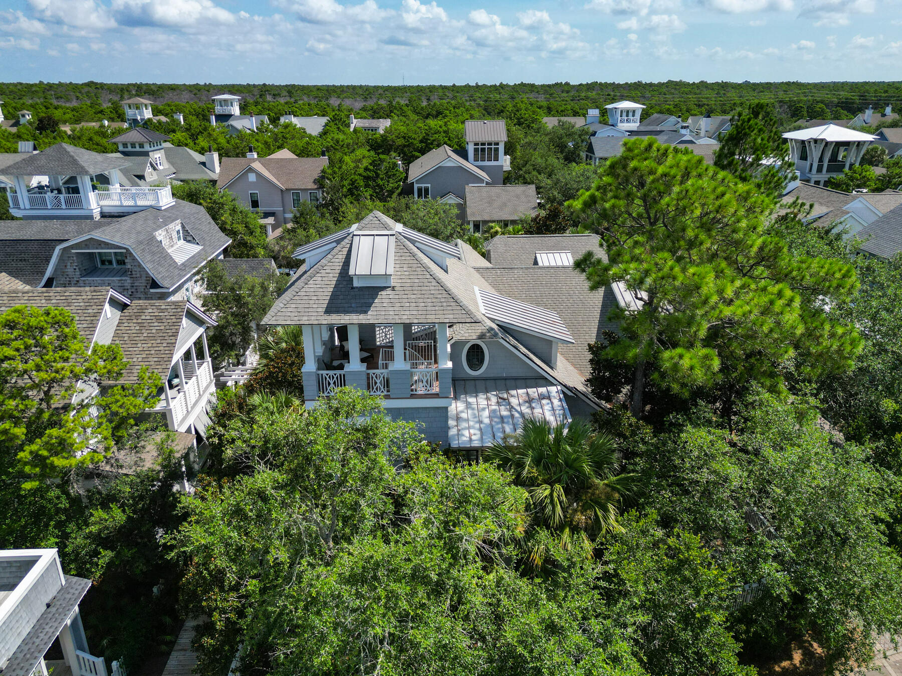 9 Tidepool Lane Inlet Beach, FL 32461 - Photo 84 of 86 an aerial view of multiple houses with a yard