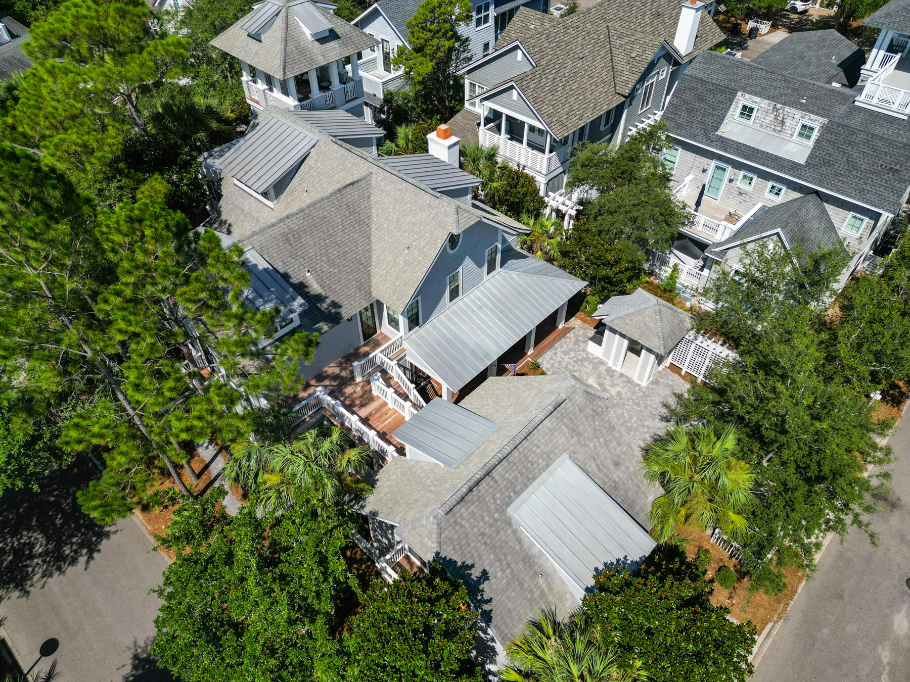 9 Tidepool Lane Inlet Beach, FL 32461 - Photo 86 of 86 an aerial view of a house with outdoor space and street view
