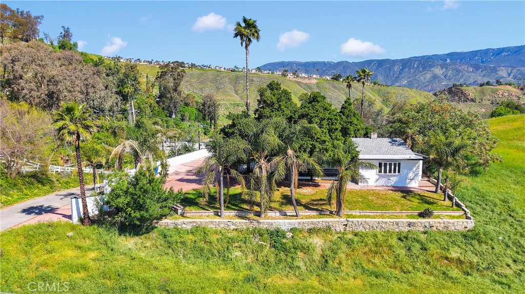 3489 Circle Road San Bernardino, CA 92405 - Photo 48 of 51 a view of a house with a big yard and large trees