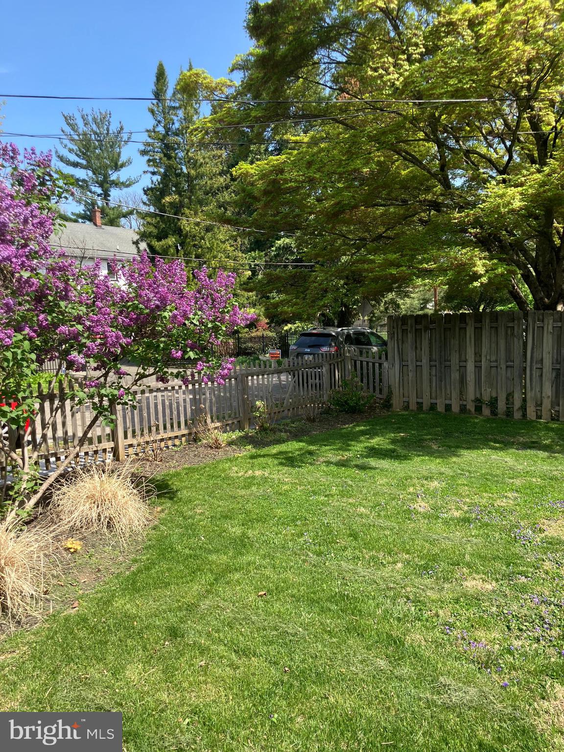 427 Righters Mill Road Gladwyne, PA 19035 - Photo 15 of 16 a small garden covered with wooden fence