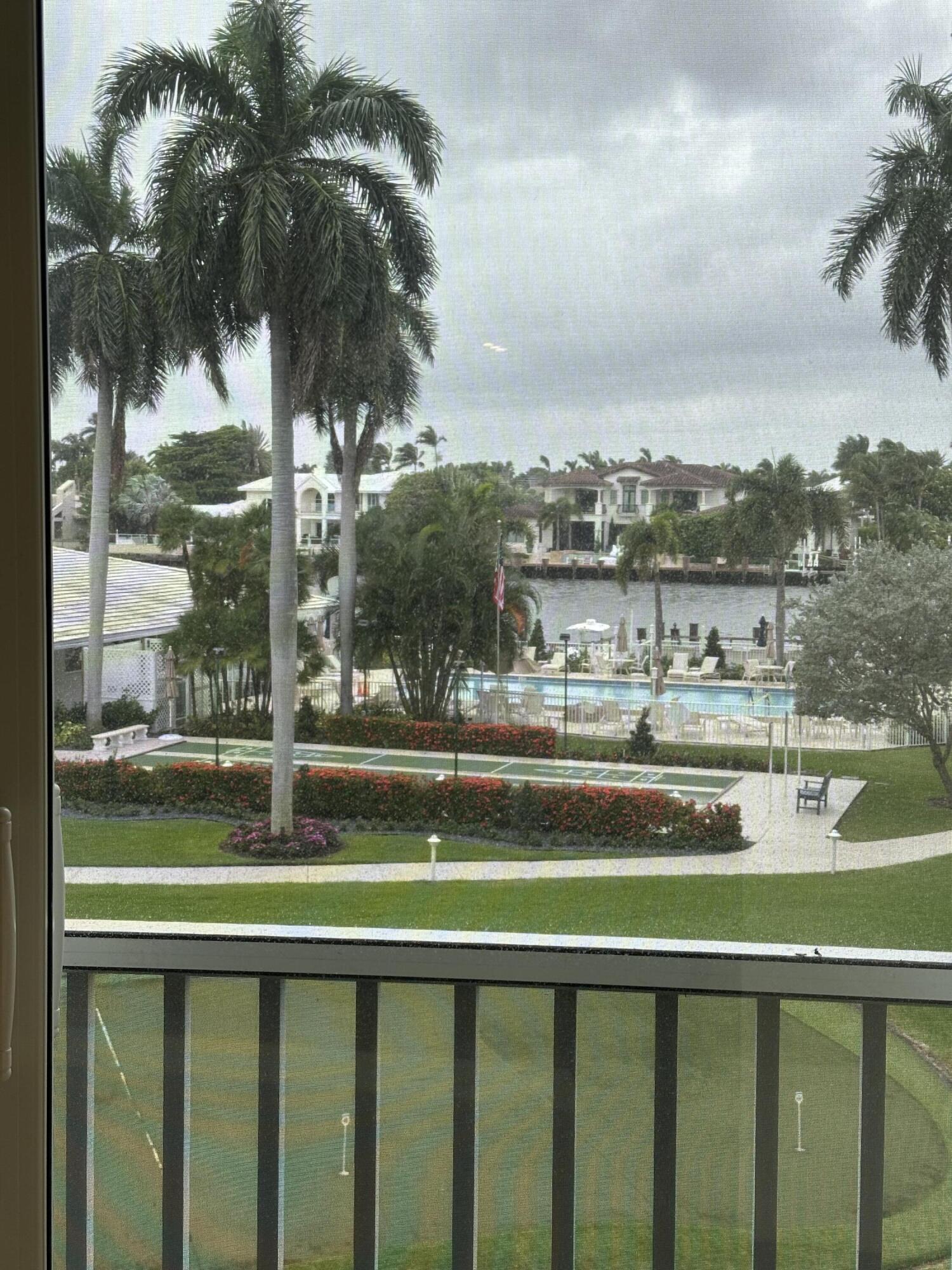 3224 South Ocean Boulevard, Unit 310B Highland Beach, FL 33487 - Photo 14 of 26 a view of a lake from a balcony with city view