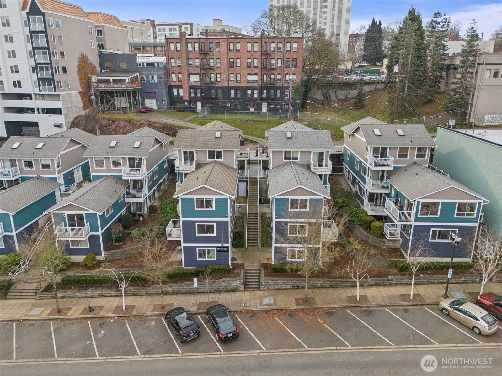 218 Broadway, Unit 5 Tacoma, WA 98402 - Photo 23 of 32 a view of a city that has tall buildings