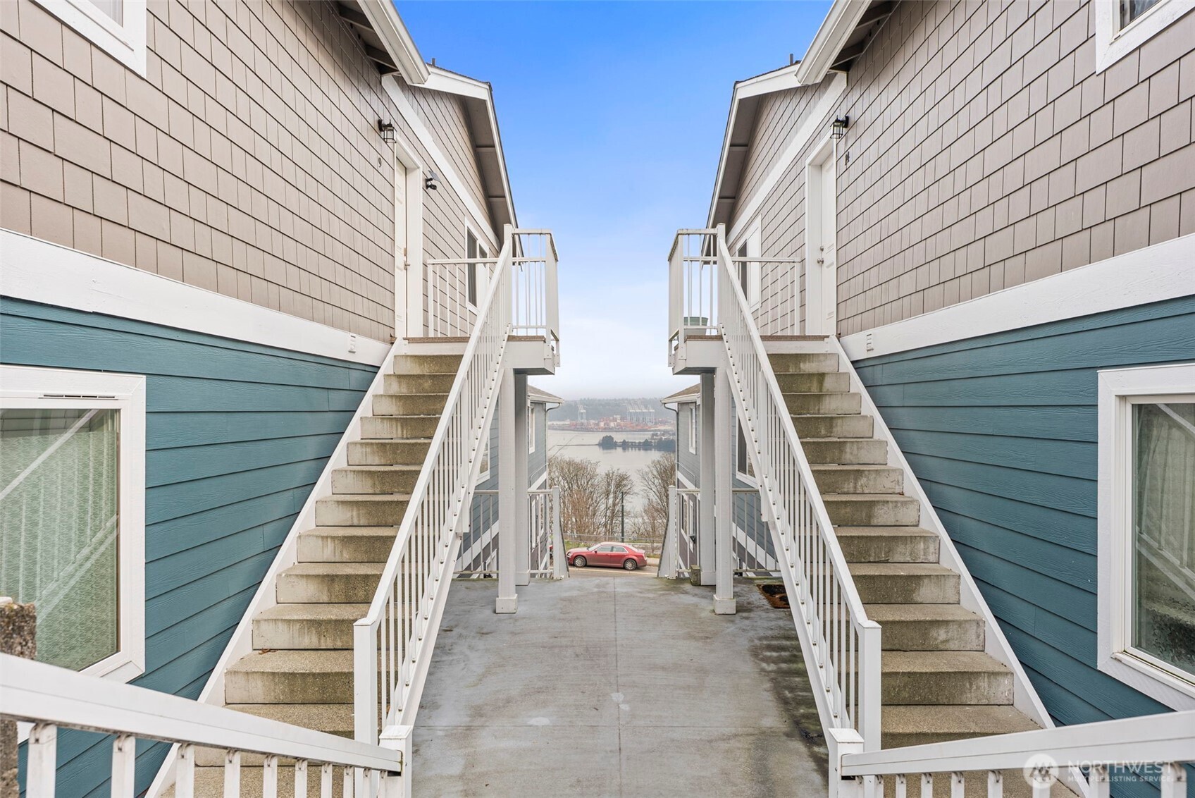 218 Broadway, Unit 5 Tacoma, WA 98402 - Photo 27 of 32 a view of entryway with wooden stairs