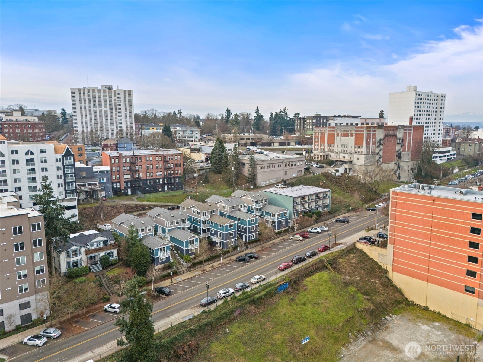 218 Broadway, Unit 5 Tacoma, WA 98402 - Photo 29 of 32 a view of a city with tall buildings
