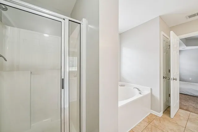 a front view of a house with a patio