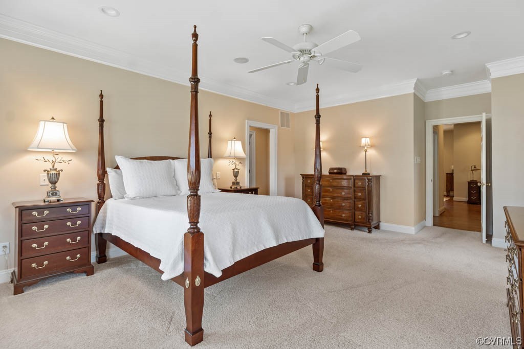 2436 Founders Bridge Road Midlothian, VA 23113 - Photo 20 of 45 a bedroom with a bed and a walk in closet