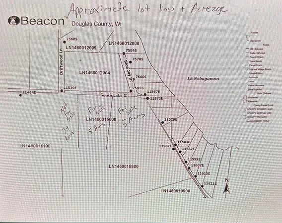 $75,000 | 11540 East South Lake Boulevard, Lake Nebagamon, WI 54849