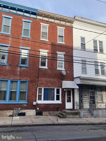 a front view of a building