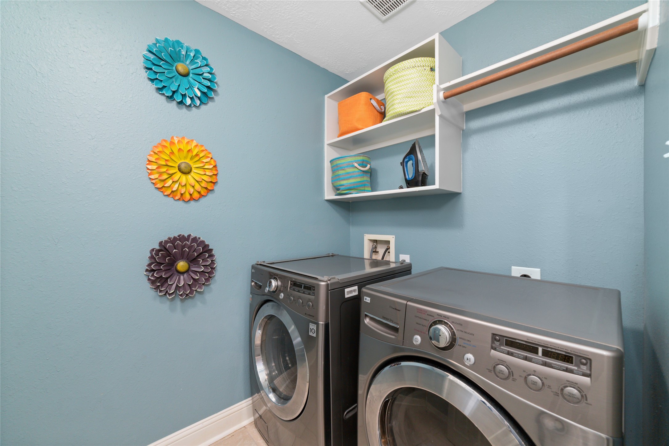24203 Moon Ridge Court Katy, TX 77494 - Photo 33 of 43 Laundry room is a generous size. Washer and dryer is included with the house!